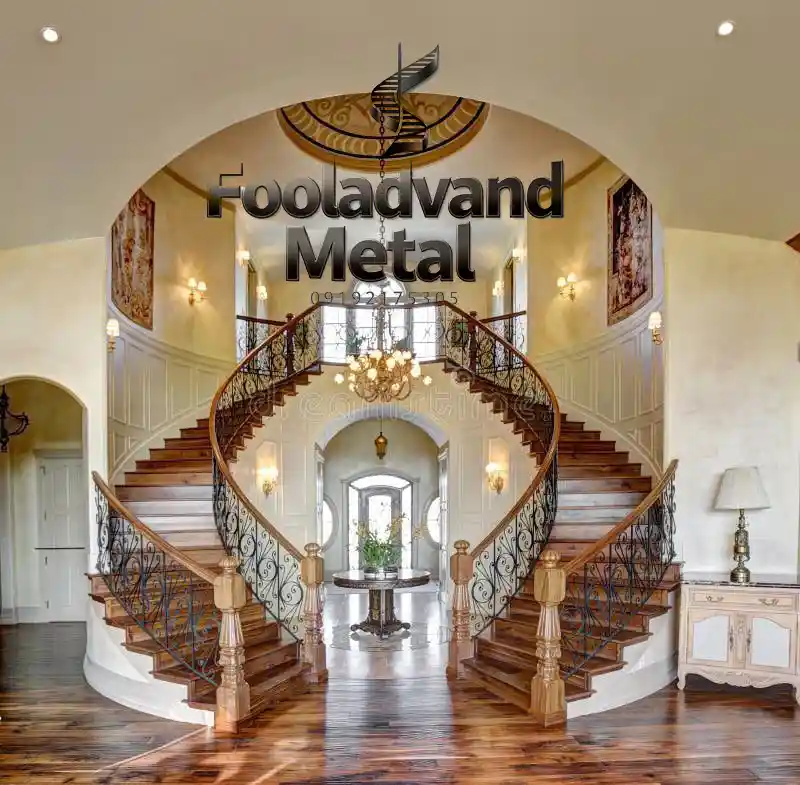 تولید راه‌ پله فلزی و چوبی