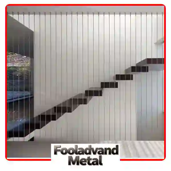 پله دوبلکس فلزی با طراحی خاص در تهران